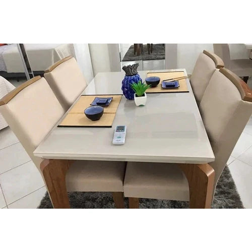 Mesa de Jantar com 4 Cadeiras Londrina 120x80