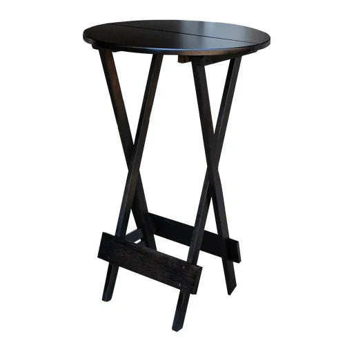 Conjunto de Mesa Bistrô de Madeira com 4 Cadeiras Dobravel Ideal para Bar e Restaurante Tabaco