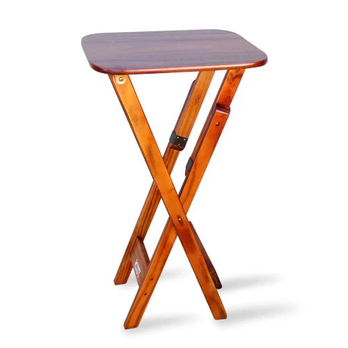 Mesa Bistrô Dobrável Madeira Padrão Imbuia