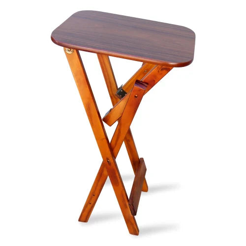 Mesa Bistrô Dobrável Madeira Padrão Imbuia