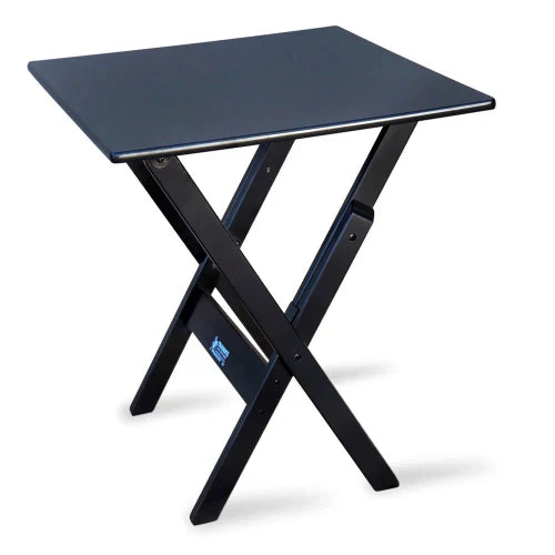 Conjunto de Mesa Dobrável 60x60 com 2 Cadeiras Preto