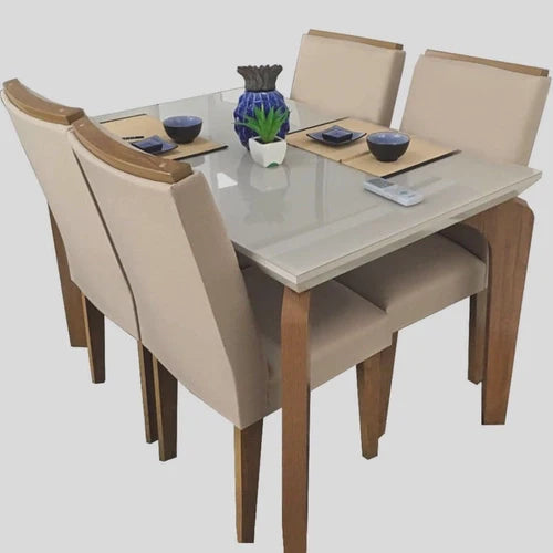 Mesa de Jantar com 4 Cadeiras Londrina 120x80